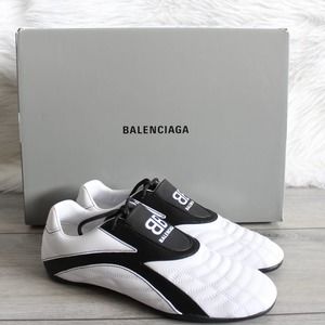 balenciaga zen quilted bicolor trainer sneakers